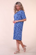 М374 Платье «Мишель»(синий) - 2