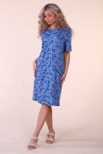 М374 Платье «Мишель»(синий) - 3