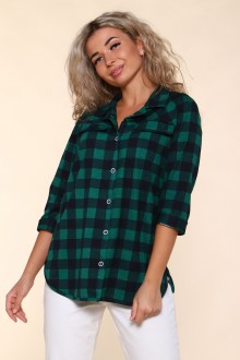 М377 Рубашка «Рандеву» (ярко-зеленый)